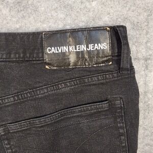 Calvin Klein Jeans Mens 38x27 Black Regular Tappered